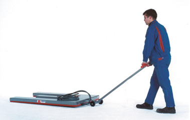 Flat lift Safety-Line with transport roller