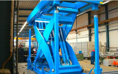 Holzindustrie - Schwerlasthubtisch