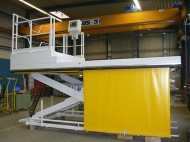 Papierindustrie - Hubtisch fr Lagerwagen