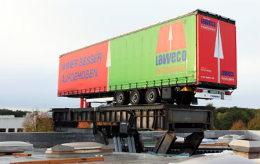 Lorry lifting platforms: Stationary lifting platform