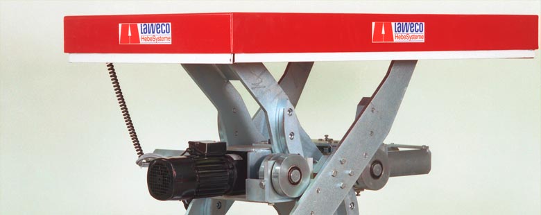 LAWECO lifting systems and plant lifting tables